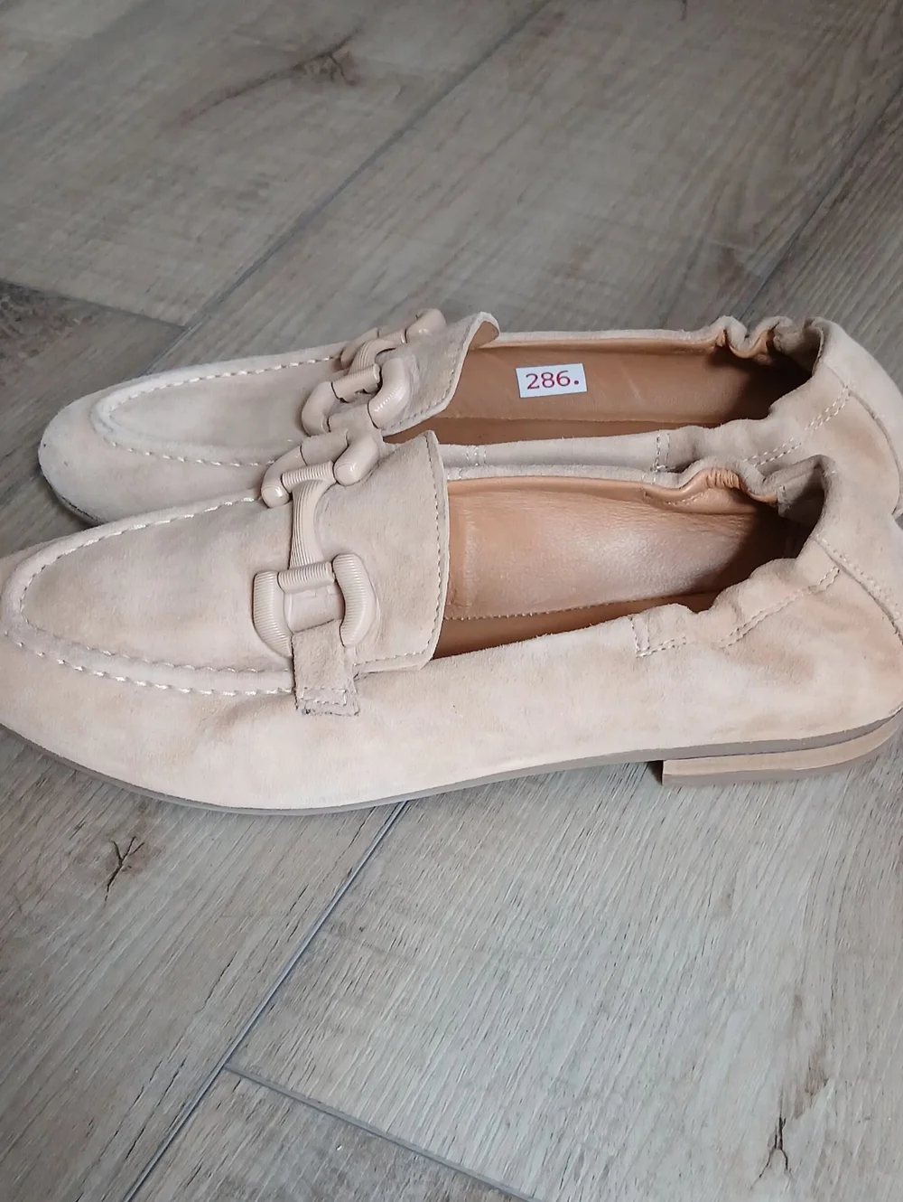 NWOT Mjus Women's Suede Loafers. Size 40 ( 9-9.5 US) - Picture 2 of 7